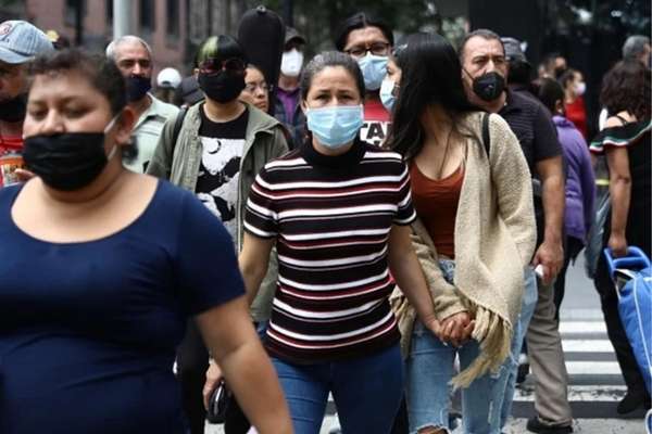 Reportan 9 mil 342 contagios de Covid-19 en una semana en México